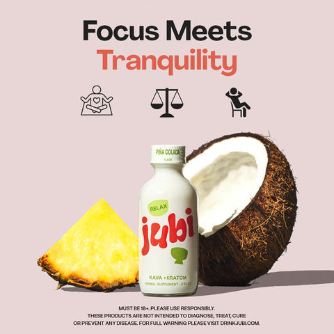 Piña Coolada Relax Kava + Kratom Shot