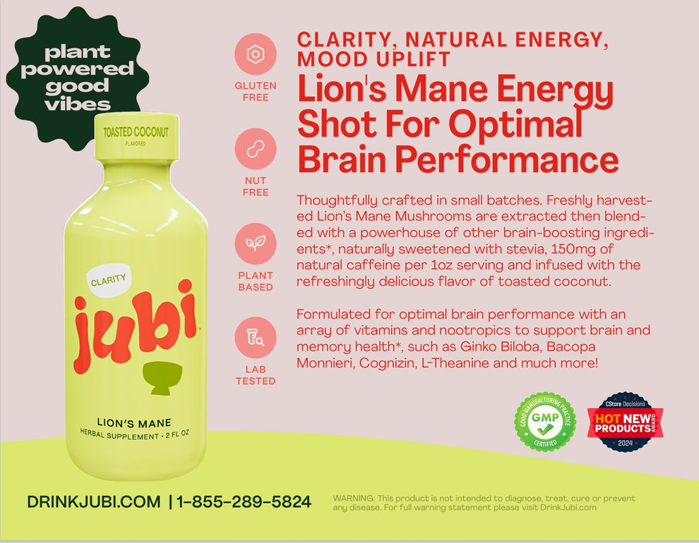 Lion's Mane Clarity + Energy Shot