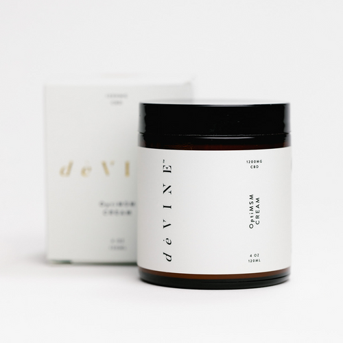 deVINE OptiMSM CBD Cream, 1200mg CBD, 4oz