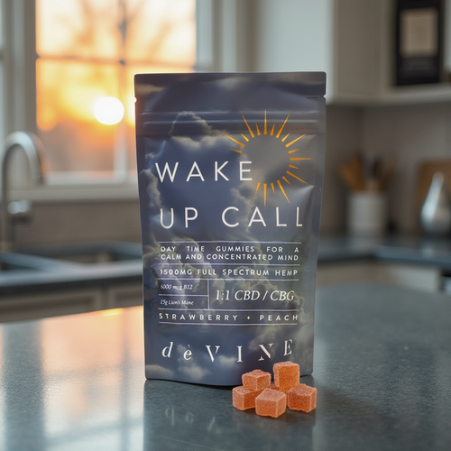 deVINE Wake Up Call CBD + CBG gummies, product photo 2