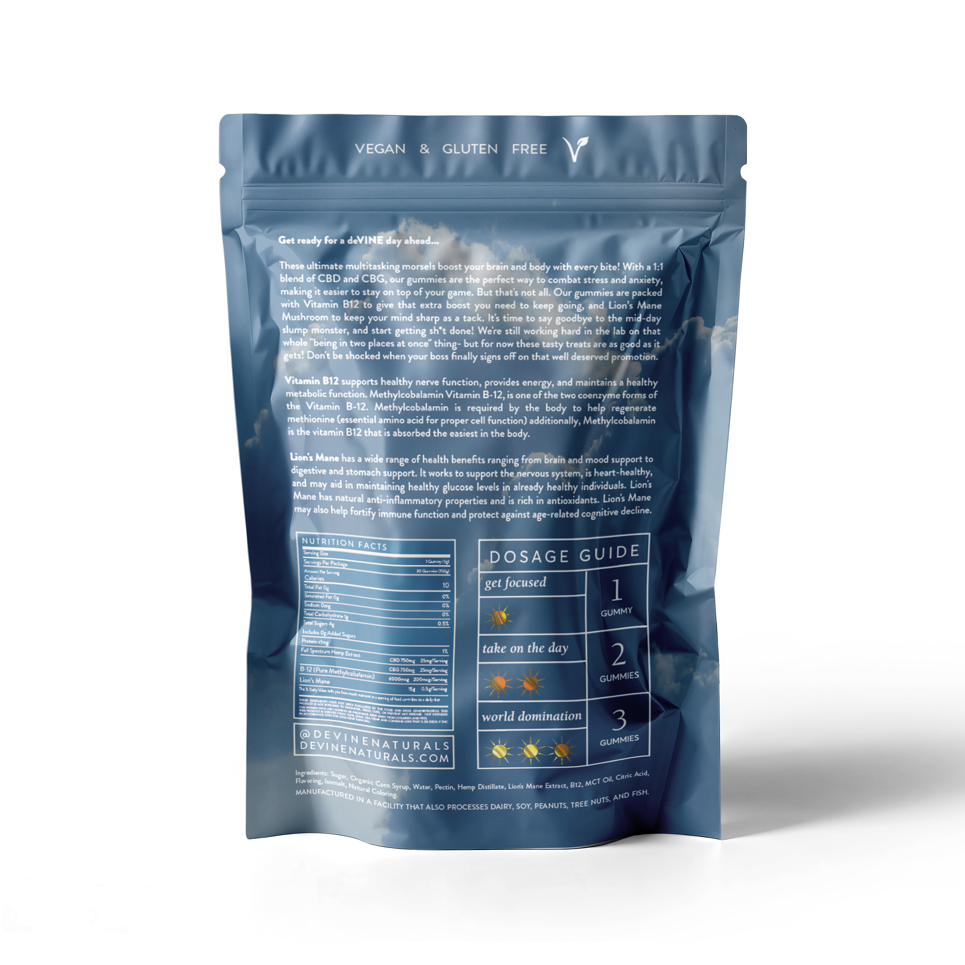 Wake Up Call CBD/CBG Day Time Gummies